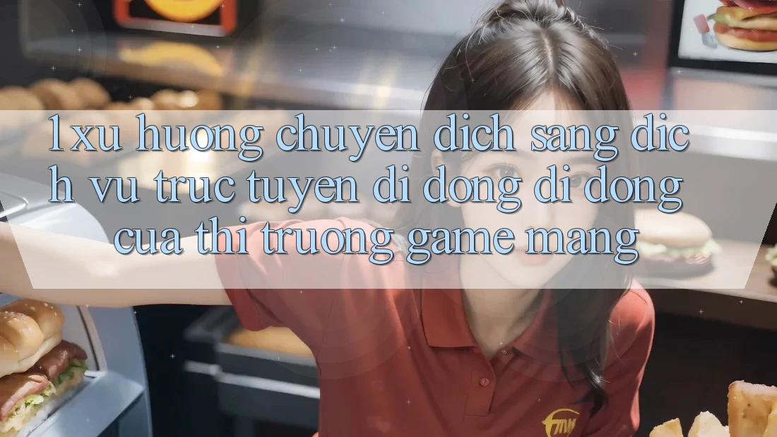 1. Xu Hướng Chuyển Dịch Sang Dịch vụ trực tuyến di động Di Động Của Thị Trường Game mạng