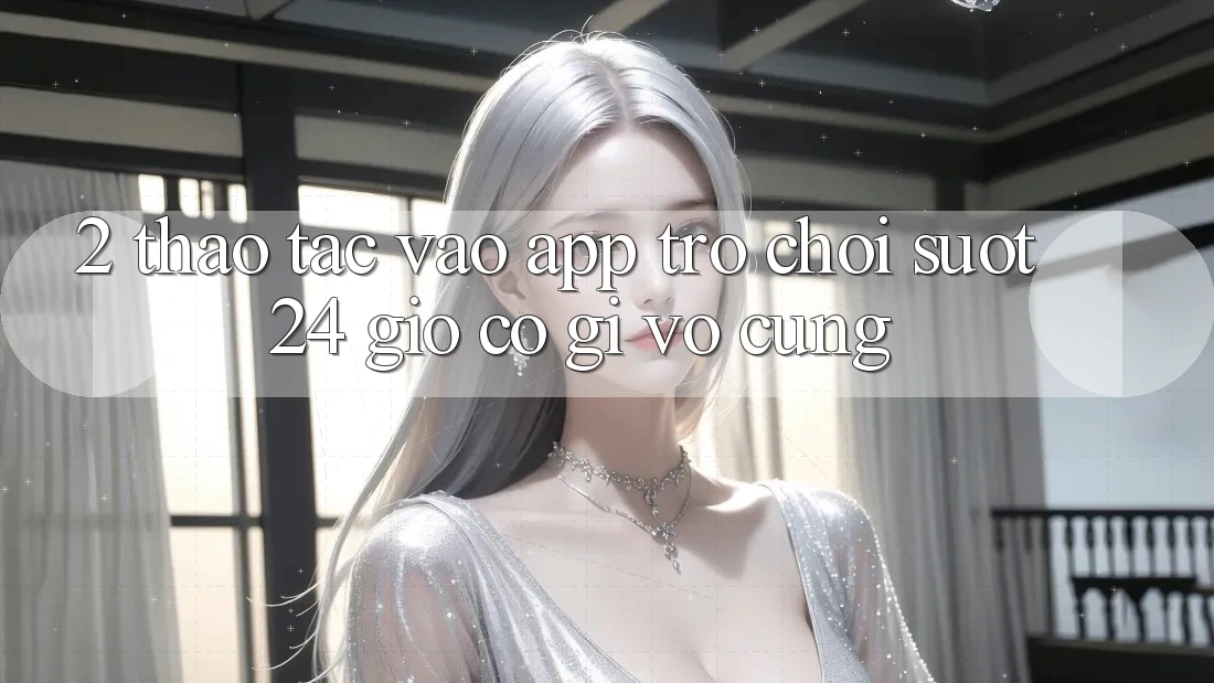 2. Thao tác “Vào App Trò chơi - Suốt 24 Giờ” Có Gì Vô cùng? 2. Thao tác “Vào App Trò chơi - Suốt 24 Giờ” Có Gì Vô cùng?