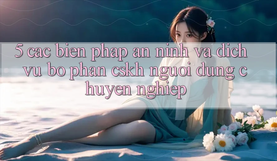 5. Các Biện Pháp An ninh Và Dịch Vụ Bộ phận CSKH Người dùng Chuyên Nghiệp