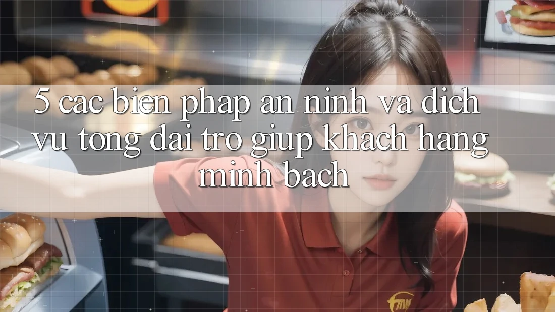 5. Các Biện Pháp An ninh Và Dịch Vụ Tổng đài trợ giúp Khách Hàng Minh bạch