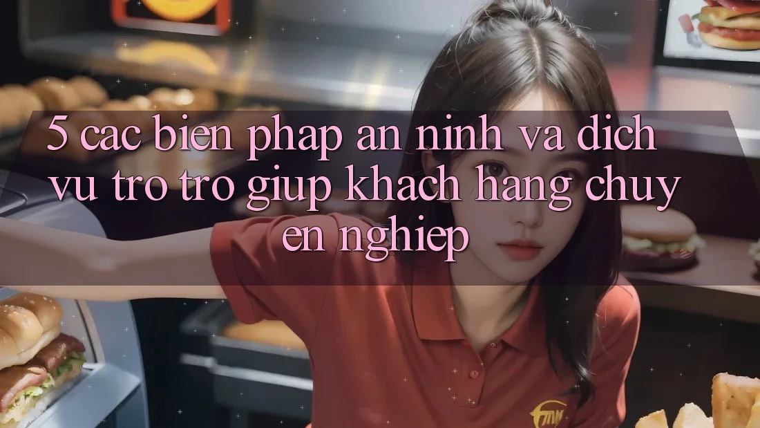 5. Các Biện Pháp An ninh Và Dịch Vụ Trợ trợ giúp Khách Hàng Chuyên Nghiệp