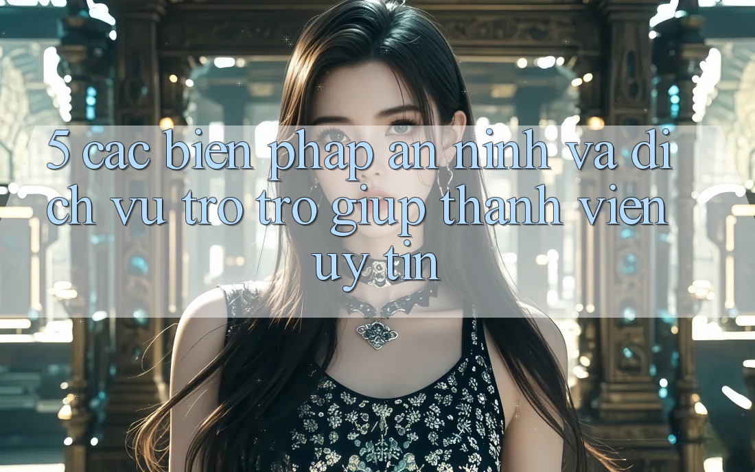 5. Các Biện Pháp An ninh Và Dịch Vụ Trợ trợ giúp Thành viên Uy tín