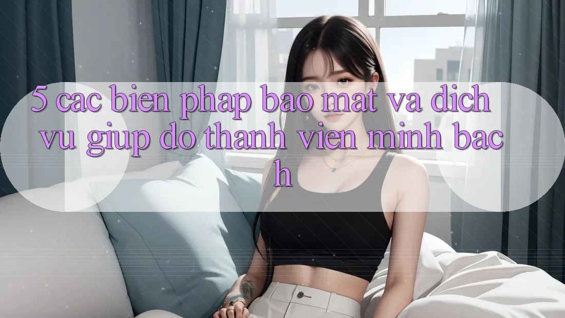 5. Các Biện Pháp Bảo Mật Và Dịch Vụ Giúp đỡ Thành viên Minh bạch