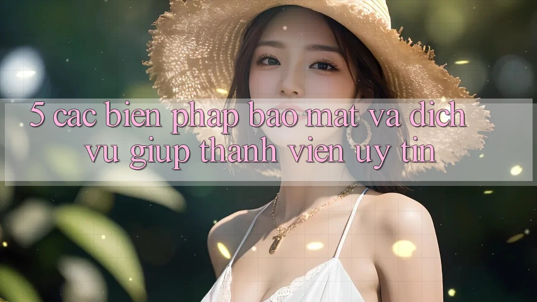 5. Các Biện Pháp Bảo Mật Và Dịch Vụ Giúp Thành viên Uy tín
