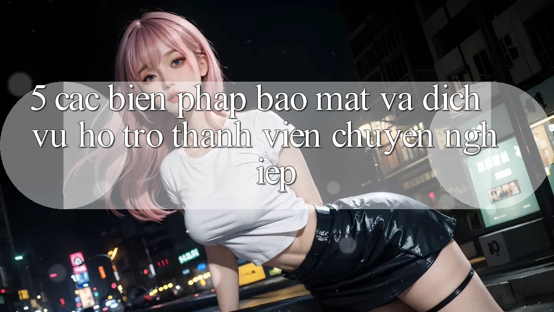 5. Các Biện Pháp Bảo Mật Và Dịch Vụ Hỗ trợ Thành viên Chuyên Nghiệp