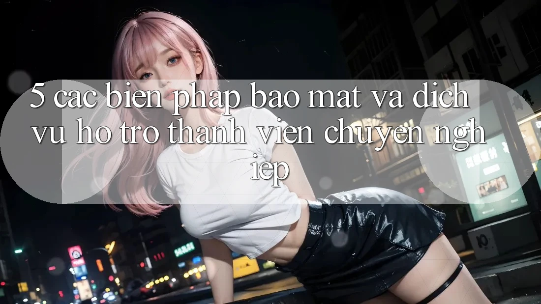 5. Các Biện Pháp Bảo mật Và Dịch Vụ Hỗ Trợ Thành viên Chuyên Nghiệp