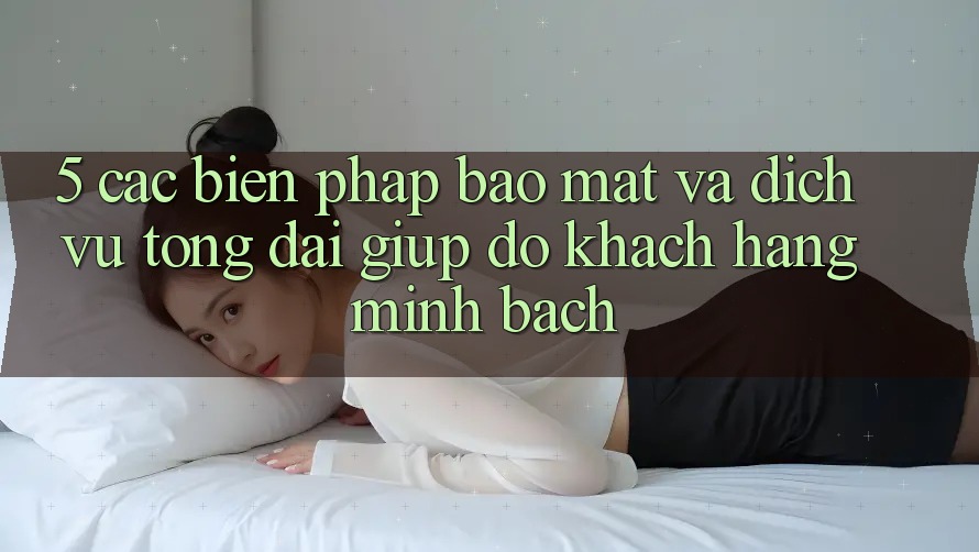 5. Các Biện Pháp Bảo Mật Và Dịch Vụ Tổng đài giúp đỡ Khách Hàng Minh bạch