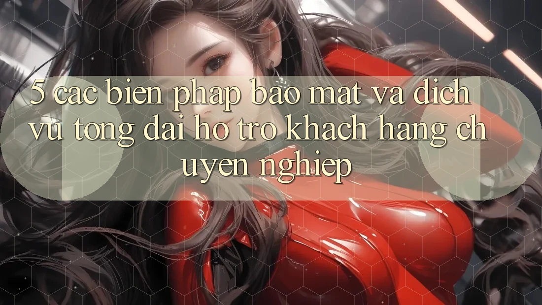 5. Các Biện Pháp Bảo Mật Và Dịch Vụ Tổng đài hỗ trợ Khách Hàng Chuyên Nghiệp