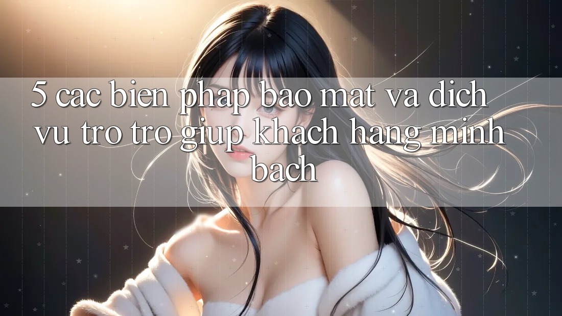 5. Các Biện Pháp Bảo Mật Và Dịch Vụ Trợ trợ giúp Khách Hàng Minh bạch