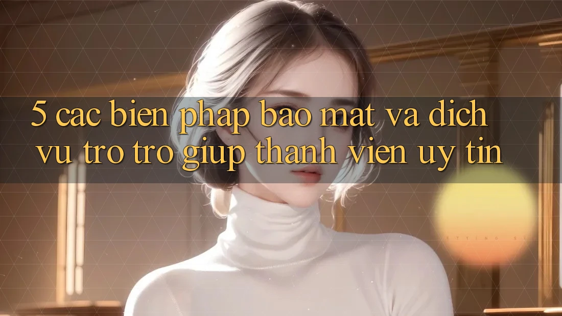 5. Các Biện Pháp Bảo Mật Và Dịch Vụ Trợ trợ giúp Thành viên Uy tín