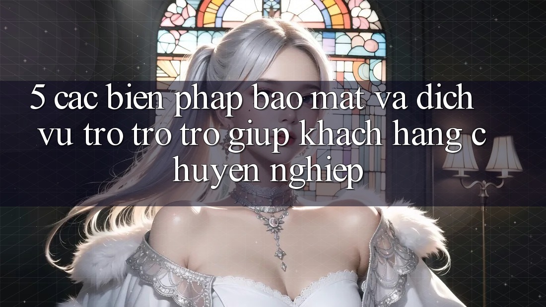 5. Các Biện Pháp Bảo Mật Và Dịch Vụ Trợ trợ trợ giúp Khách Hàng Chuyên Nghiệp