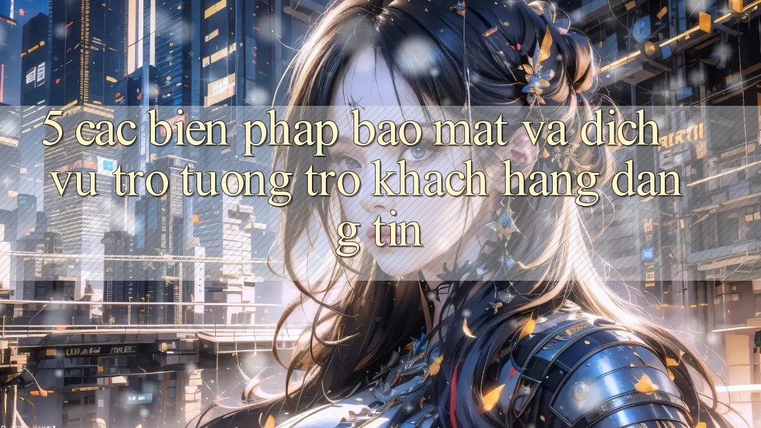 5. Các Biện Pháp Bảo Mật Và Dịch Vụ Trợ tương trợ Khách Hàng Đáng tin