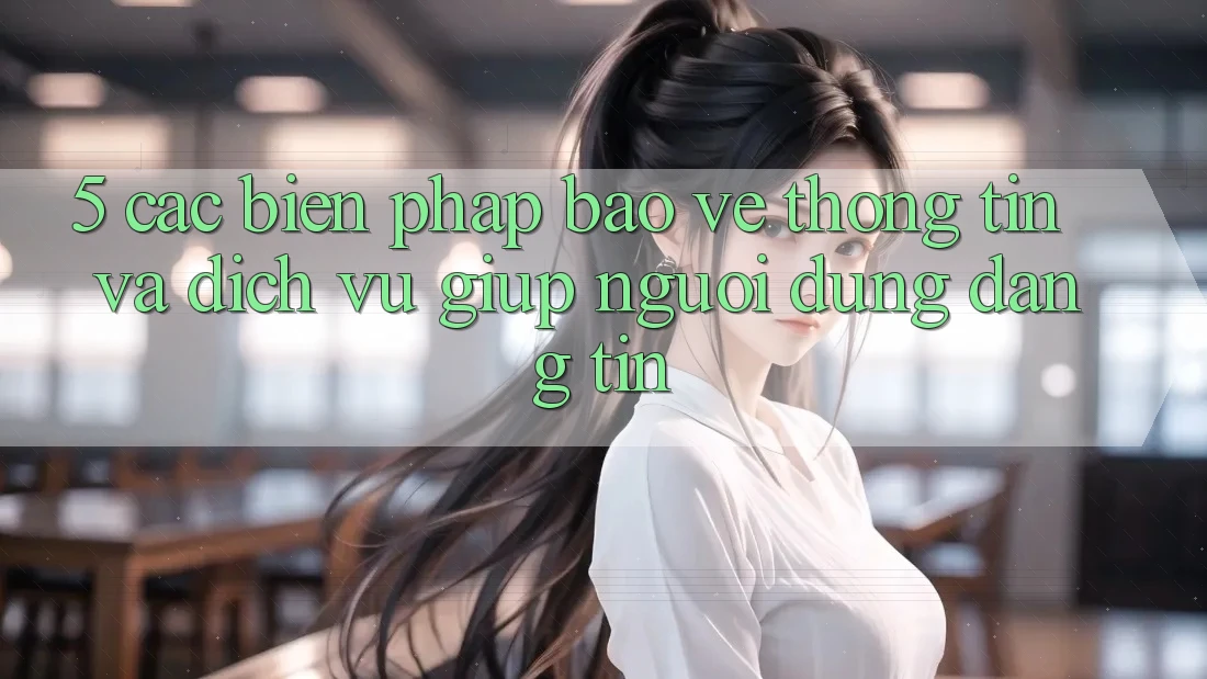5. Các Biện Pháp Bảo vệ thông tin Và Dịch Vụ Giúp Người dùng Đáng tin