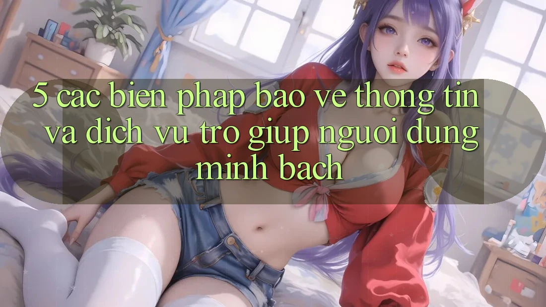 5. Các Biện Pháp Bảo vệ thông tin Và Dịch Vụ Trợ giúp Người dùng Minh bạch