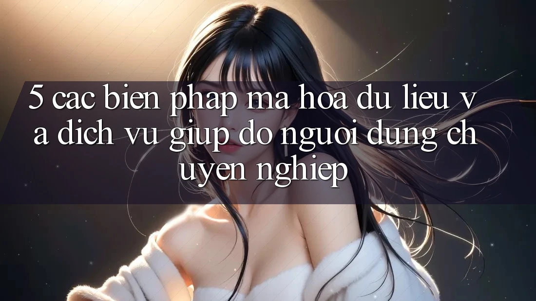5. Các Biện Pháp Mã hóa dữ liệu Và Dịch Vụ Giúp đỡ Người dùng Chuyên Nghiệp