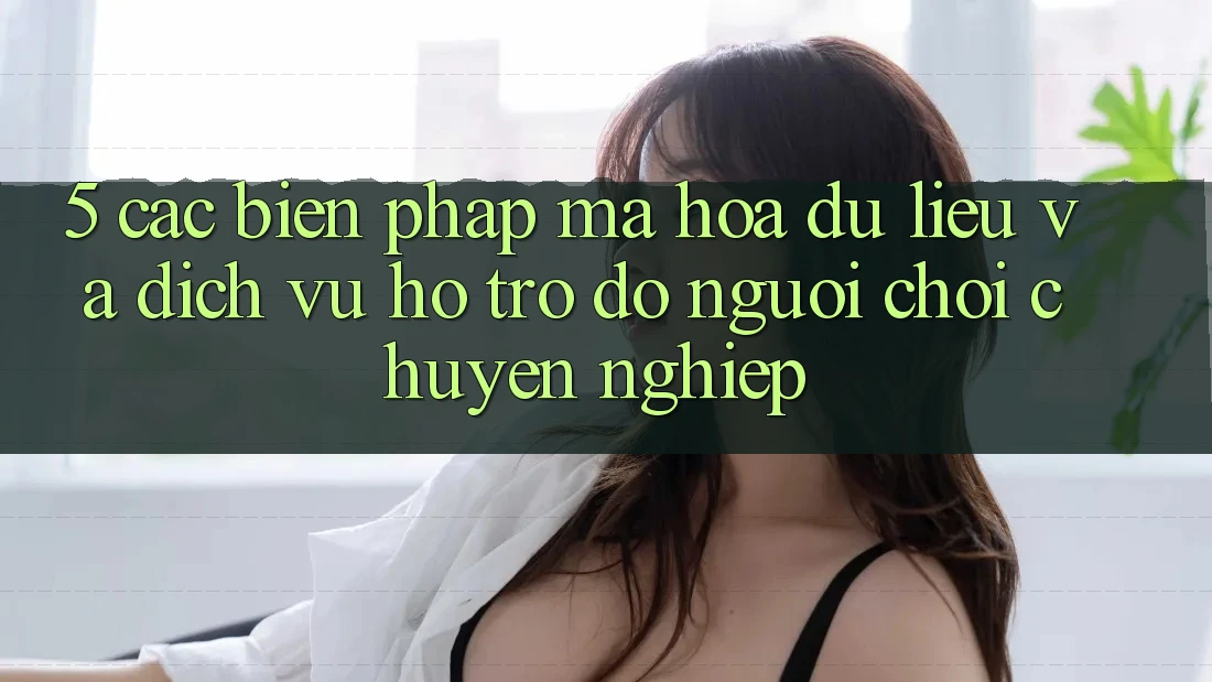 5. Các Biện Pháp Mã hóa dữ liệu Và Dịch Vụ Hỗ trợ đỡ Người chơi Chuyên Nghiệp 5. Các Biện Pháp Mã hóa dữ liệu Và Dịch Vụ Hỗ trợ đỡ Người chơi Chuyên Nghiệp