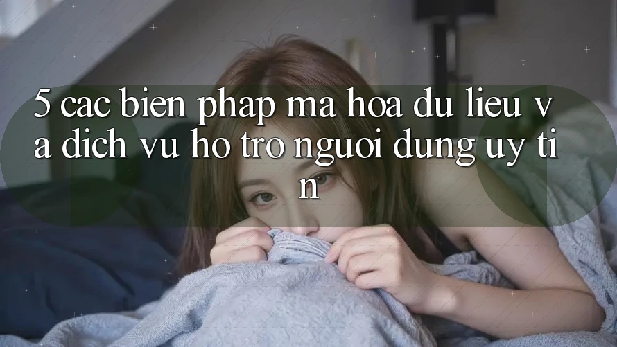5. Các Biện Pháp Mã hóa dữ liệu Và Dịch Vụ Hỗ Trợ Người dùng Uy tín 5. Các Biện Pháp Mã hóa dữ liệu Và Dịch Vụ Hỗ Trợ Người dùng Uy tín