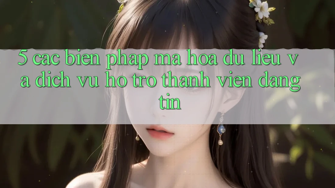 5. Các Biện Pháp Mã hóa dữ liệu Và Dịch Vụ Hỗ Trợ Thành viên Đáng tin