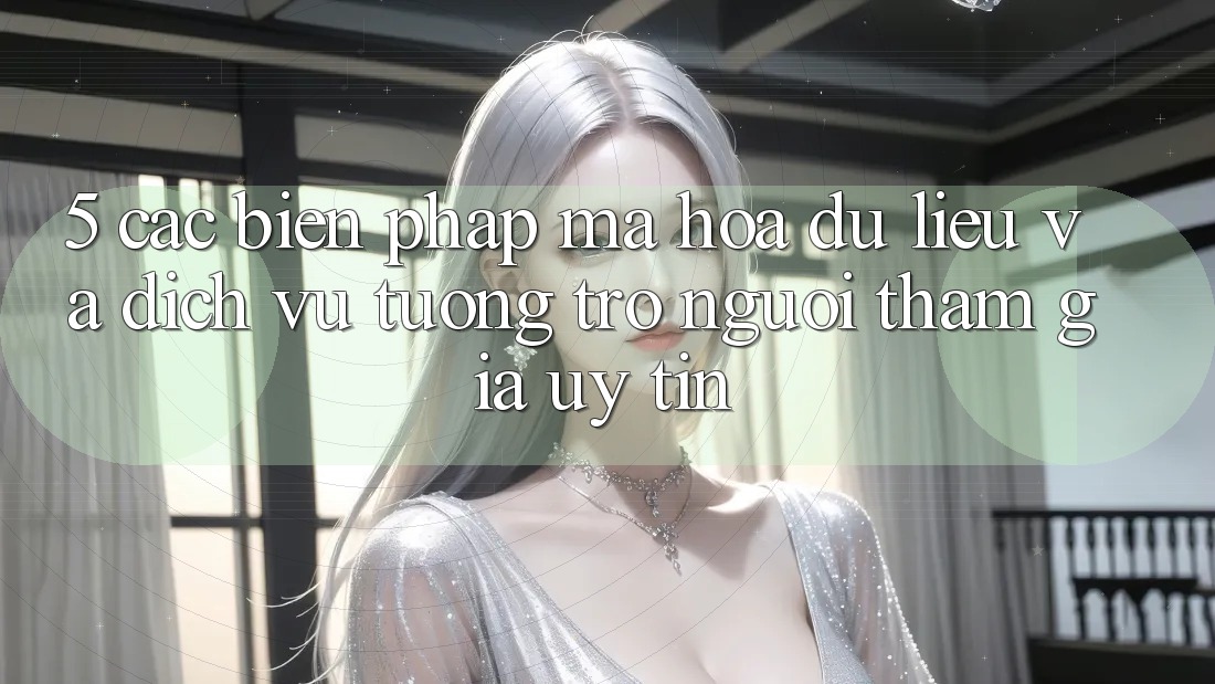 5. Các Biện Pháp Mã hóa dữ liệu Và Dịch Vụ Tương trợ Người tham gia Uy tín