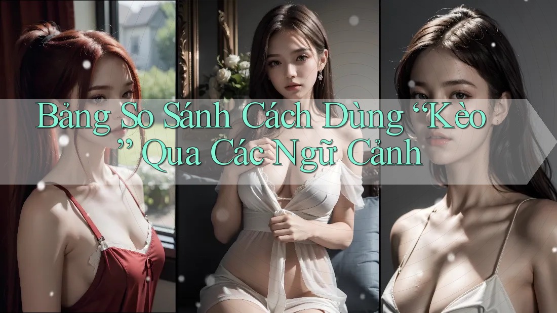 Bảng So Sánh Cách Dùng “Kèo” Qua Các Ngữ Cảnh