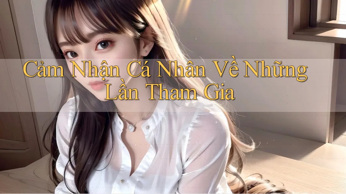Cảm Nhận Cá Nhân Về Những Lần Tham Gia Cảm Nhận Cá Nhân Về Những Lần Tham Gia