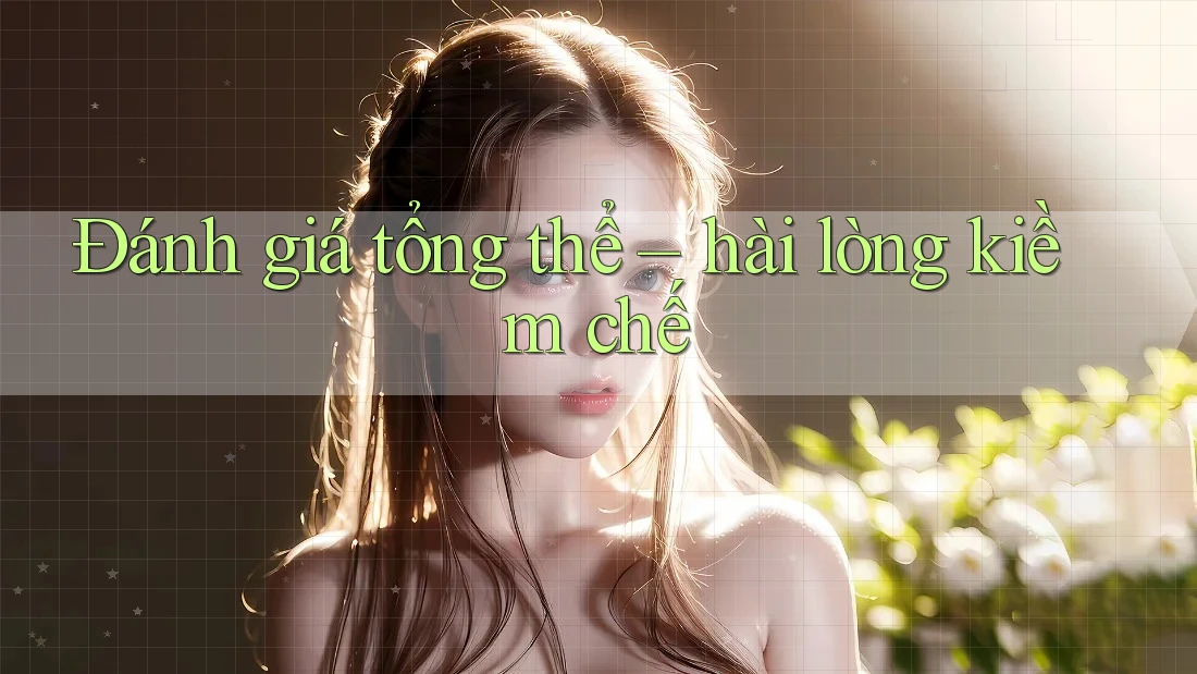 Đánh giá tổng thể – hài lòng kiềm chế Đánh giá tổng thể – hài lòng kiềm chế