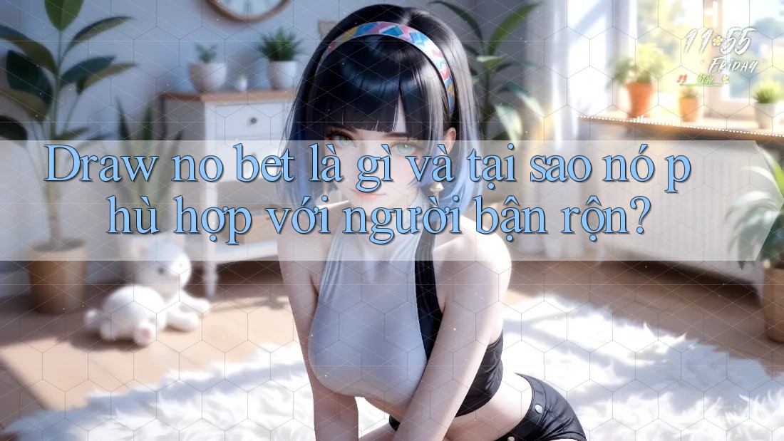 Draw no bet là gì và tại sao nó phù hợp với người bận rộn?