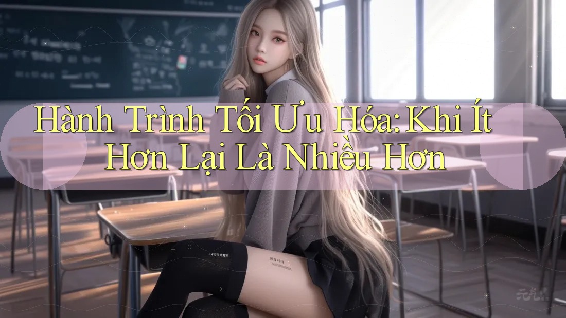 Hành Trình Tối Ưu Hóa: Khi Ít Hơn Lại Là Nhiều Hơn Hành Trình Tối Ưu Hóa: Khi Ít Hơn Lại Là Nhiều Hơn