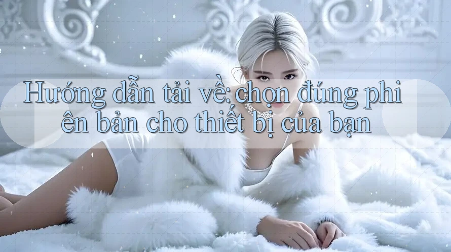Hướng dẫn tải về: chọn đúng phiên bản cho thiết bị của bạn