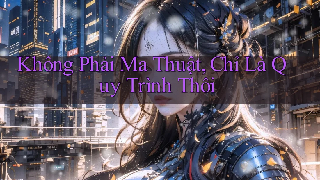Không Phải Ma Thuật, Chỉ Là Quy Trình Thôi Không Phải Ma Thuật, Chỉ Là Quy Trình Thôi