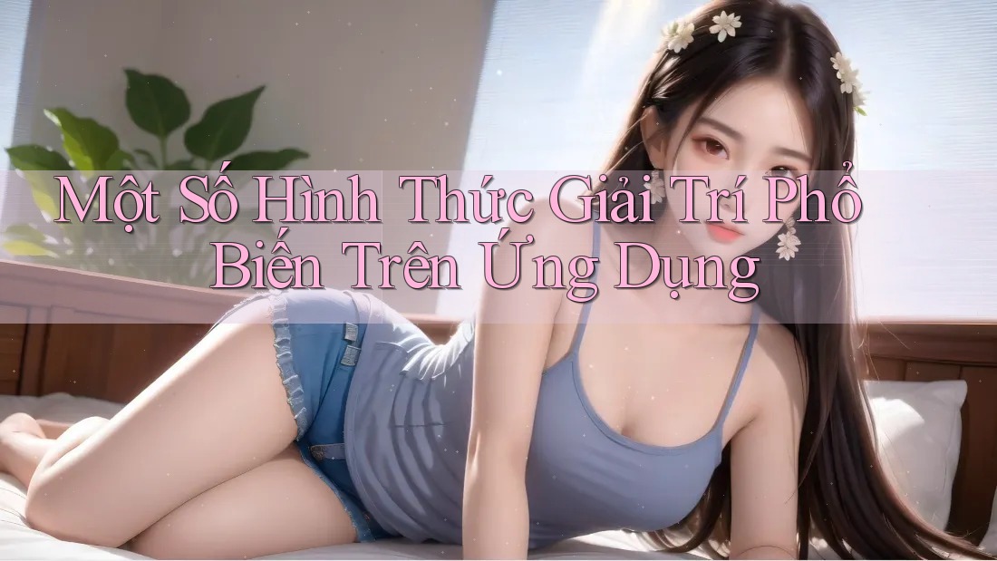 Một Số Hình Thức Giải Trí Phổ Biến Trên Ứng Dụng