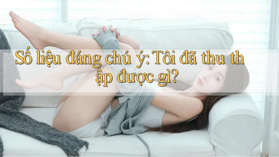 Số liệu đáng chú ý: Tôi đã thu thập được gì? Số liệu đáng chú ý: Tôi đã thu thập được gì?