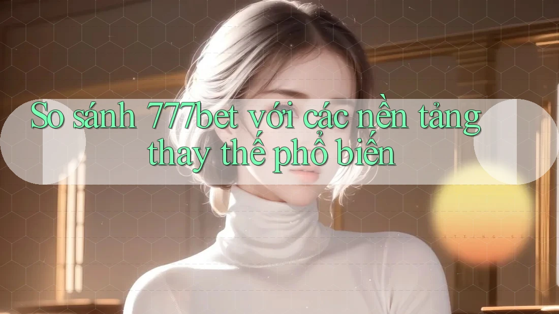 So sánh 777bet với các nền tảng thay thế phổ biến