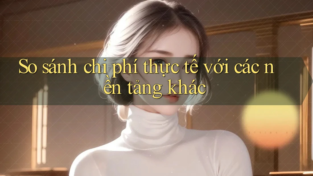 So sánh chi phí thực tế với các nền tảng khác So sánh chi phí thực tế với các nền tảng khác