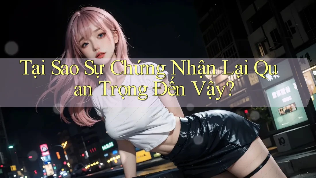 Tại Sao Sự Chứng Nhận Lại Quan Trọng Đến Vậy? Tại Sao Sự Chứng Nhận Lại Quan Trọng Đến Vậy?