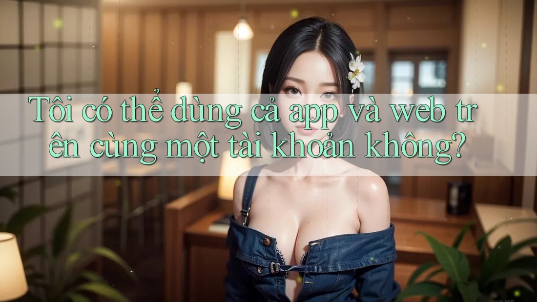 Tôi có thể dùng cả app và web trên cùng một tài khoản không?