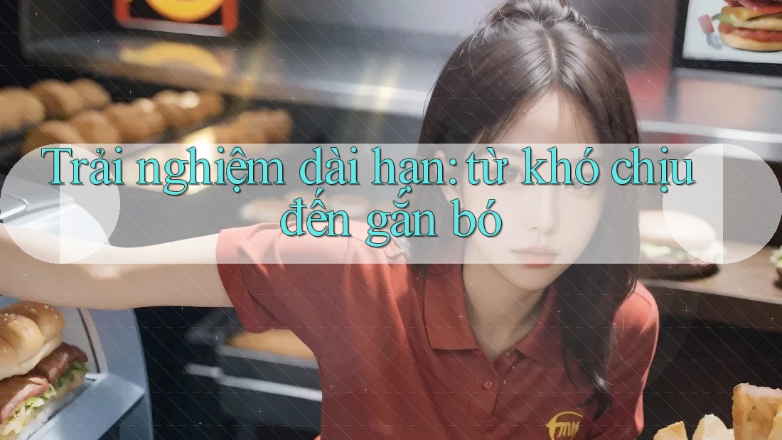 Trải nghiệm dài hạn: từ khó chịu đến gắn bó