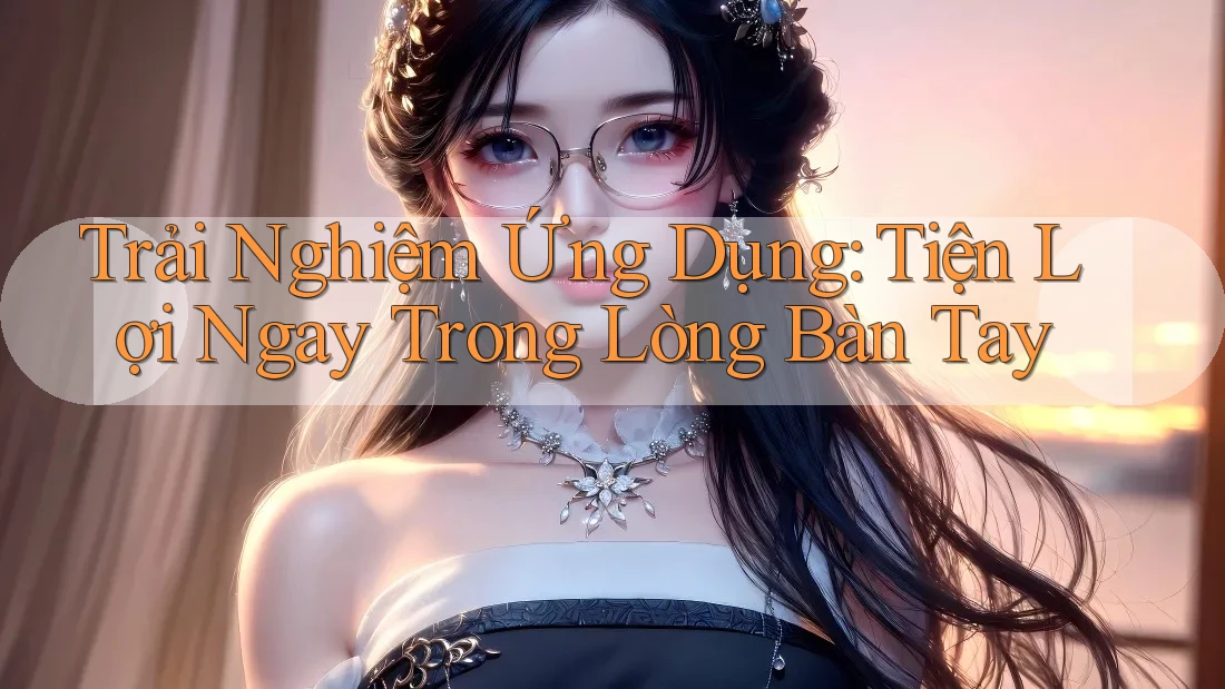 Trải Nghiệm Ứng Dụng: Tiện Lợi Ngay Trong Lòng Bàn Tay