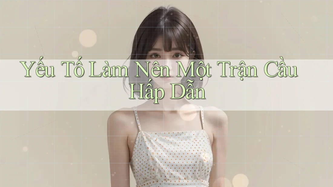 Yếu Tố Làm Nên Một Trận Cầu Hấp Dẫn Yếu Tố Làm Nên Một Trận Cầu Hấp Dẫn